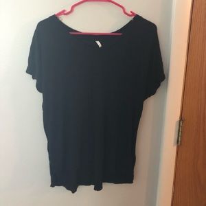 Black dressy T-shirt